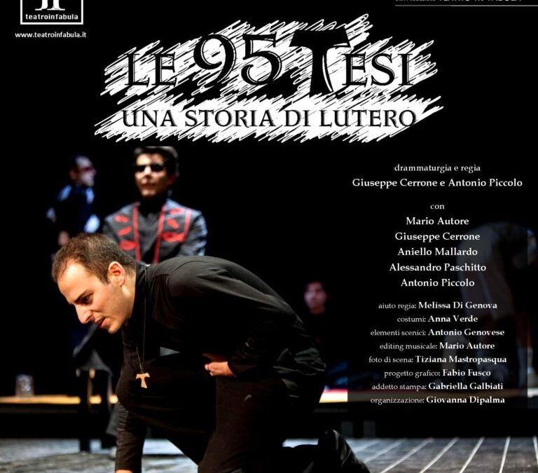 “Le 95 tesi” al Teatro Gobetti di Torino il 5 giugno