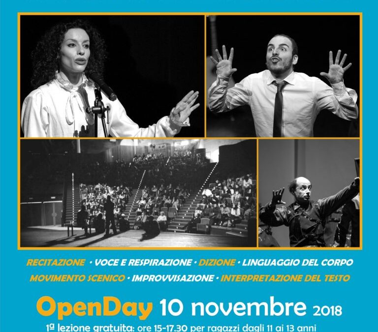 Corsi di Teatro a Montella! OpenDay il 10 novembre