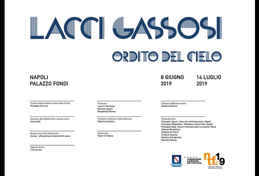 “Lacci gassosi, ordito del cielo” al Napoli Teatro Festival