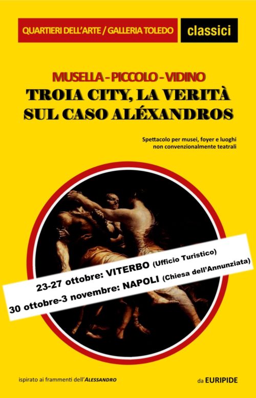 Viterbo: Lino Musella, Antonio Piccolo e Marco Vidino rivisitano Euripide