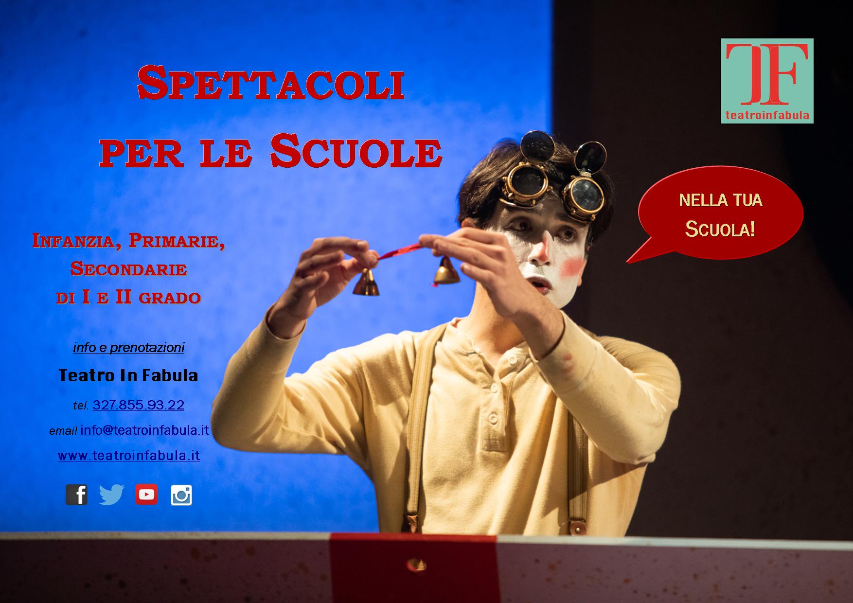 Teatro per le Scuole: si ricomincia!